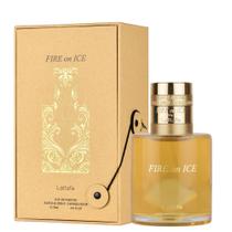 Perfume Lattafa Fire On Ice Eau de Parfum 110 ml para homens e mulheres