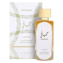 Perfume Lattafa Hayaati Gold Elixir Eau de Parfum Unissex 100ml - (Selo Novo) Perfume Lattafa Hayaati Gold Elixir Eau de Parfum Unissex 100ml - (Selo Novo)