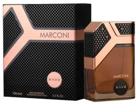 Perfume Lattafa Rave Marconi Black Eau de Parfum 100 ml para Homens Perfume Lattafa Rave Marconi Black Eau de Parfum 100 ml para Homens