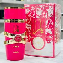 Perfume Lattafa Yara Candy Eau de Parfum 100ml O Doce Viciante e Sofisticado Rosa escuro