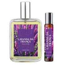 Perfume Lavanda Da França Feminino 100Ml + Spray 10Ml Vegano