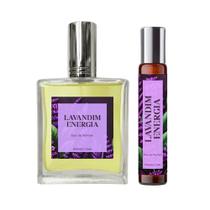 Perfume Lavandim Energia Feminino 50Ml + Spray 10Ml Natural