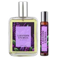 Perfume Lavandim Energia Mulher 100Ml + Roll On 10Ml Natural