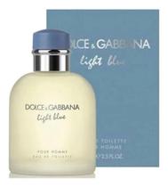 Perfume Light Blue Pour Homme D&G 125 Ml Eau De Toilette Edt Masculino Original Lacrado
