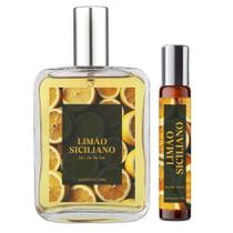 Perfume Limão Siciliano Radiante Homem 100ml + Roll On 10ml