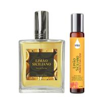 Perfume Limão Siciliano Radiante Masc. 50Ml + Óleo Essencial Perfume Limão Siciliano Radiante Masc. 50Ml + Óleo Essencial
