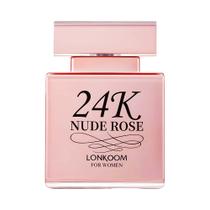 Perfume Lonkoom 24K Nude Rose Eau de Parfum 100ml para mulheres Perfume Lonkoom 24K Nude Rose Eau de Parfum 100ml para mulheres