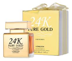 PERFUME Lonkoom 24k Pure Gold 100ml Feminino PERFUME Lonkoom 24k Pure Gold 100ml Feminino