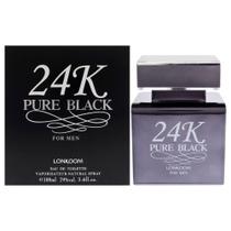 Perfume Lonkoom Pure Black EDT 100ml - Masculino - 24K Perfume Lonkoom Pure Black EDT 100ml - Masculino - 24K