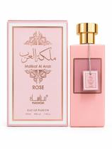 Perfume Manasik Malikat Al Arab Rose 100ml Feminino Eau de Parfum EDP Árabe Importado Alta Fixação