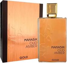 Perfume Manasik Oud Amber Gold Eau de Parfum Unissex Original Selo Adipec 100 ml Perfume Manasik Oud Amber Gold Eau de Parfum Unissex Original Selo Adipec 100 ml