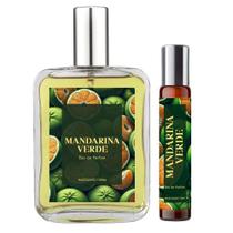 Perfume Mandarina Verde Homem 100ml + Roll On 10ml Natural