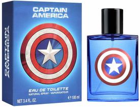 Perfume Marvel Captain America EDT 100ml para crianças