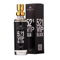 Perfume Masculino 521 VIP Black Amakha Paris Deo Colônia 15ml