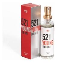 Perfume Masculino 521 Young For Him Amakha Paris 15ml para Bolso Bolsa