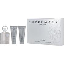 Perfume Masculino Afnan Perfumes Supremacy Silver EDP Spray 100 Ml&Pós-Barba Balm Gel Banho