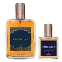 Perfume Masculino Arabian 100ml + Patchouli 30ml