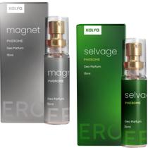 Perfume masculino ativa feromonios Magnet Selvage kit com 2