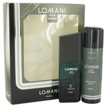 Perfume Masculino CX. presente Lomani 100 ML Eau De Toilette + 200 ML Desodorante
