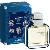 Perfume Masculino Emper Memories Azul Edp 100ml - Fragrância Sofisticada e Duradoura