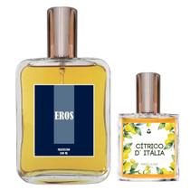 Perfume Masculino Eros 100ml + Cítricos D'Italia 30ml Perfume Masculino Eros 100ml + Cítricos D'Italia 30ml