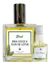 Perfume Masculino Erva Doce & Flor De Lótus 100ml + Mini