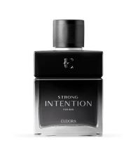 Perfume Masculino Eudora Strong Intention 100ml Intenso, Poderoso e Marcante Frescor Amadeirado Sofisticado