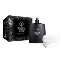 PERFUME MASCULINO FORUM JEANS 2 100ml + 2 SABONETES 90g