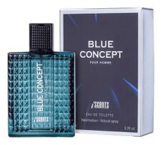 Perfume Masculino iScents Blue Concept Eau de Toilette 100ml Frescor e Elegância Atemporal