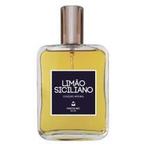Perfume Masculino Limão Siciliano 100ml - Com Óleo Essencial - Essência do Brasil