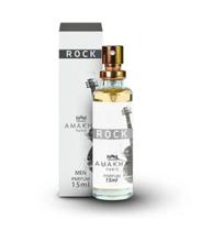 Perfume Masculino Rock Amakha Paris 15ml Para Bolso Bolsa