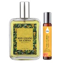 Perfume May Chang da China Mulher 100ml + Óleo Essencial Perfume May Chang da China Mulher 100ml + Óleo Essencial