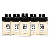 Perfume Men's Club 52 Original Eau De Toilette Natural Spray Clássico e 100ml (Kit com 5 Unidades)