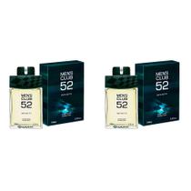 Perfume Mens Club 52 Infinity Eau de Toilette Natural Spray Fragância Sofisticada 100 ml (Kit com 2)