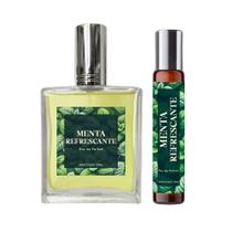 Perfume Menta Refrescante Homem 50Ml + Roll On 10Ml Natural