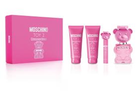 Perfume MOSCHINO Toy 2 Bubble Gum 100ml EDT 4 peças, conjunto de presente feminino