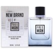 Perfume New Brand Free Man EDT Spray para homens 100ml Perfume New Brand Free Man EDT Spray para homens 100ml