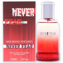 Perfume New Brand Never Fear EDT Spray 100ml para homens