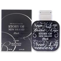 Perfume New Brand Story Of Black EDT Spray 100mL para homens