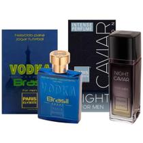Perfume Night Caviar + Vodka Brasil Azul - Paris Elysees 100ml