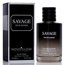 Perfume NovoGlow Savage Eau De Toilette 100ml para homens