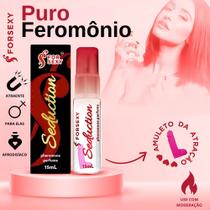 Perfume ORIGINAL Feminino Seduction Puro Ferômonio Atração & Sedução For Sexy 15ml