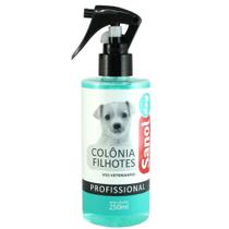 Perfume para cães cheirinho de Bebê. Colônia Sanol cachorros Filhotes 250ML