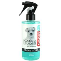 Perfume para cães cheirinho de Bebê. Colônia Sanol cachorros Filhotes 250ML