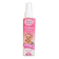 Perfume Para Cães E Gatos Fêmea Pet Clean 120ml - PETCLEAN