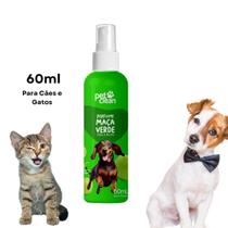 Perfume para Cães e Gatos Fragrância Maça Verde Pet Clean 60ml