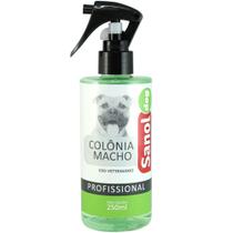 Perfume para cães e gatos Machos. Colônia Sanol cachorro Macho 250ML