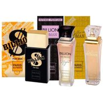 Perfume Paris Elysees Billion Woman + Night + For Men 100ml
