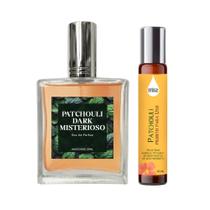 Perfume Patchouli Misterioso Masculino 50Ml + Óleo Essencial