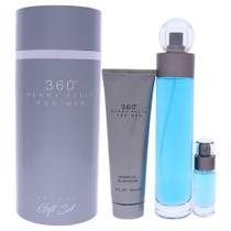 Perfume Perry Ellis 360 para homens, conjunto de presentes, 100 ml EDT, 3 unidades